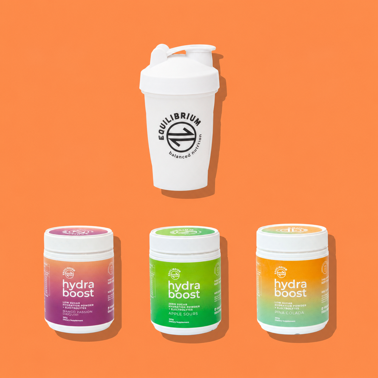 Triple + Shaker Bundle - Pick 3 x Hydra Boost Flavours